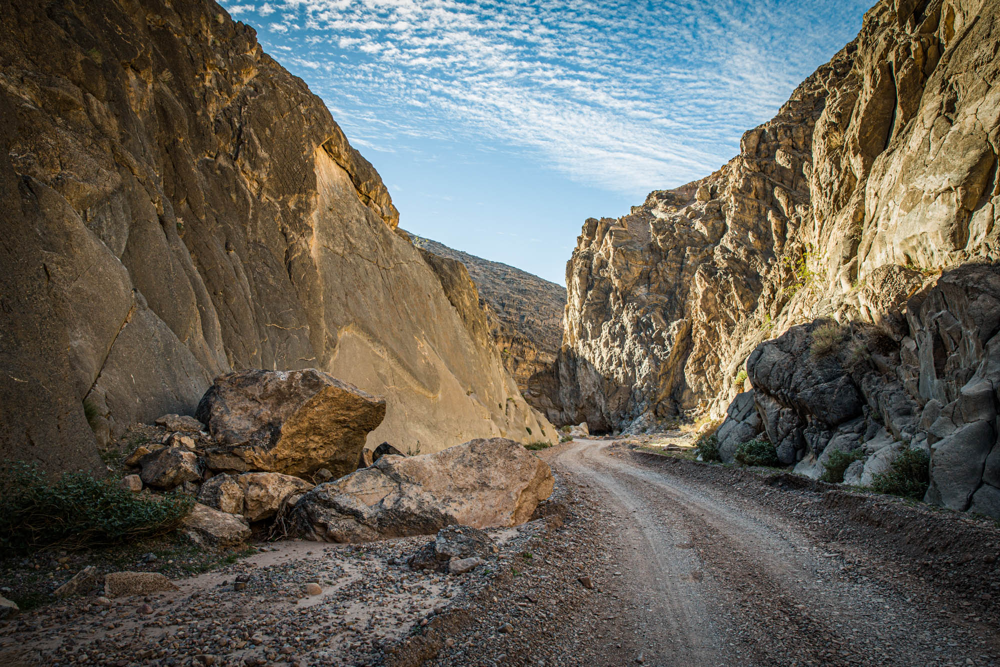 The Titus Canyon Road in Death Valley National Park, California, USA